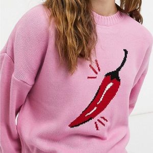Pink pepper sweater